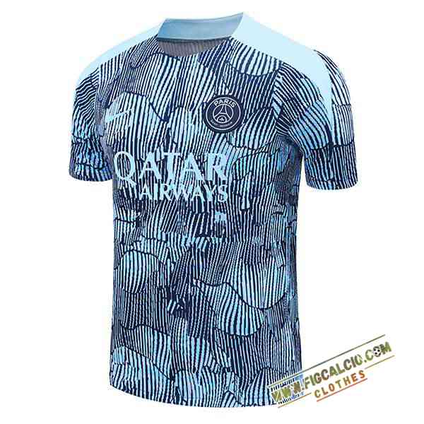 Maglia Allenamento PSG Blu/Nero 2024/2025