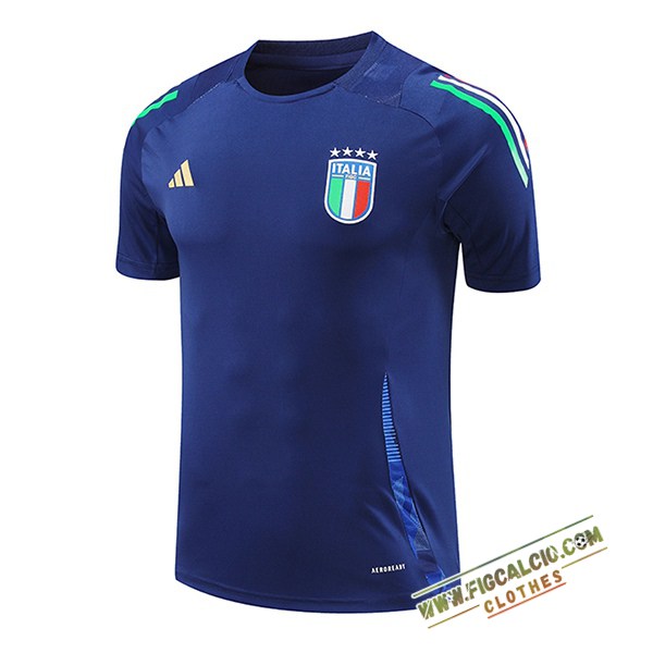 Maglia Allenamento Italia Blu 2024/2025