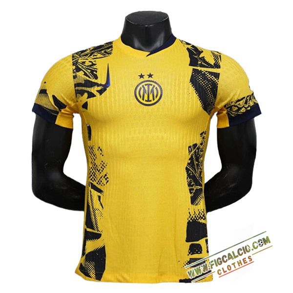 Maglia Allenamento Inter Milan Giallo/Nero 2024/2025