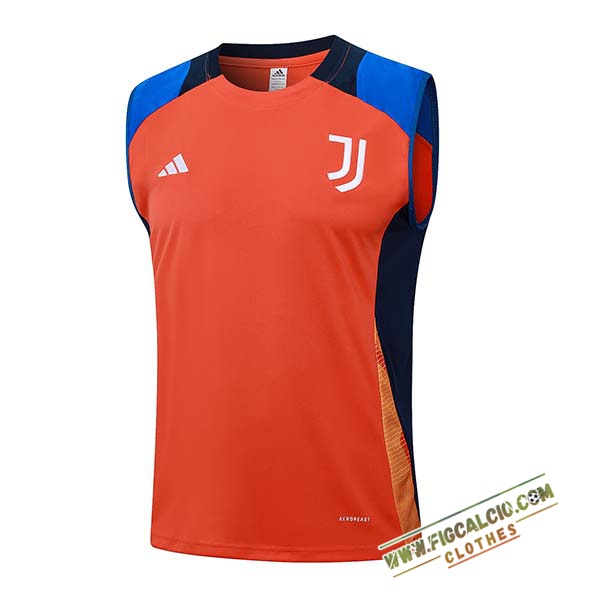 Canotta Allenamento Juventus Arancia/Blu 2024/2025