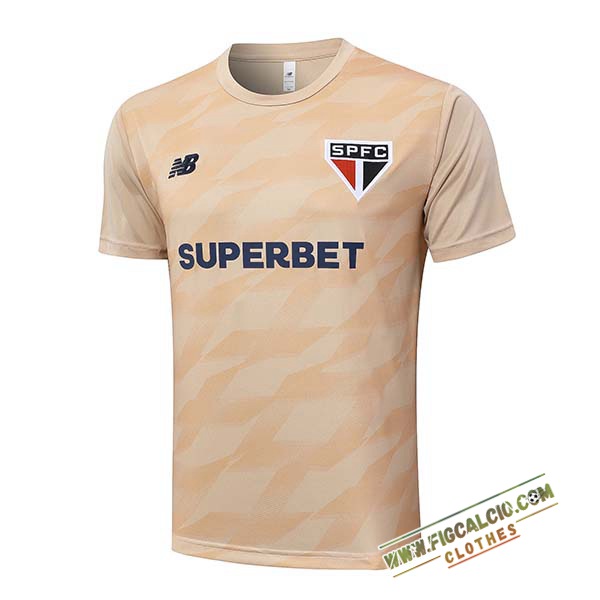 Maglia Allenamento Sao Paulo FC Marrone 2024/2025