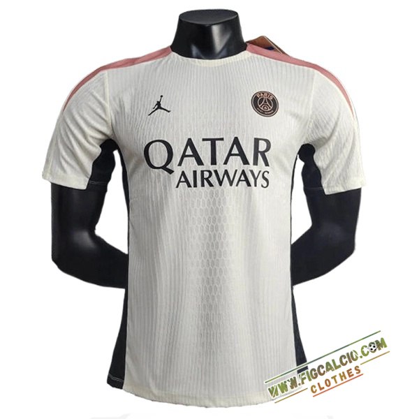 Maglia Allenamento PSG Bianco/Rosa 2024/2025