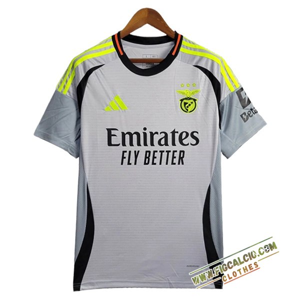 Maglia Allenamento S.L.Benfica Grigio/Nero/Verde 2024/2025