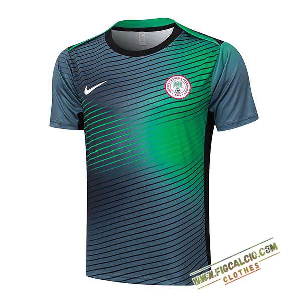 Maglia Allenamento Nigeria Nero/Verde 2024/2025