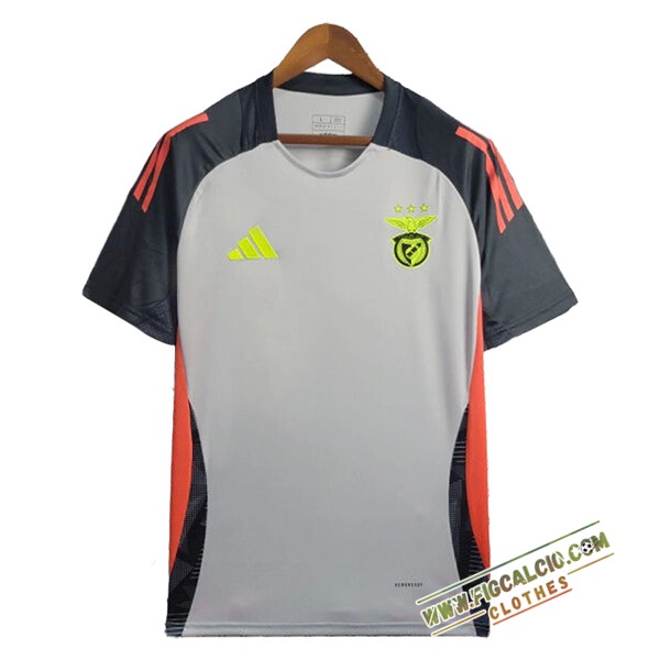 Maglia Allenamento S.L.Benfica Grigio/Nero/Arancia 2024/2025
