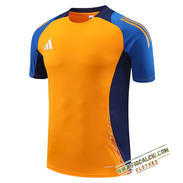 T Shirt Allenamento Adidas Arancia/Blu 2024/2025