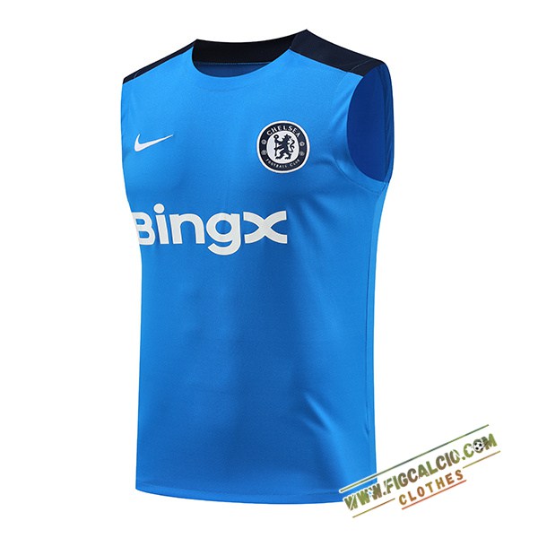 Canotta Allenamento FC Chelsea Blu 2024/2025 -02
