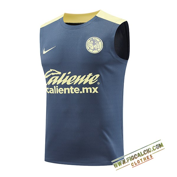 Canotta Allenamento Club America Grigio/Giallo 2024/2025