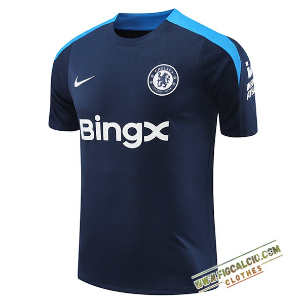 T Shirt Allenamento FC Chelsea Blu Reale 2024/2025