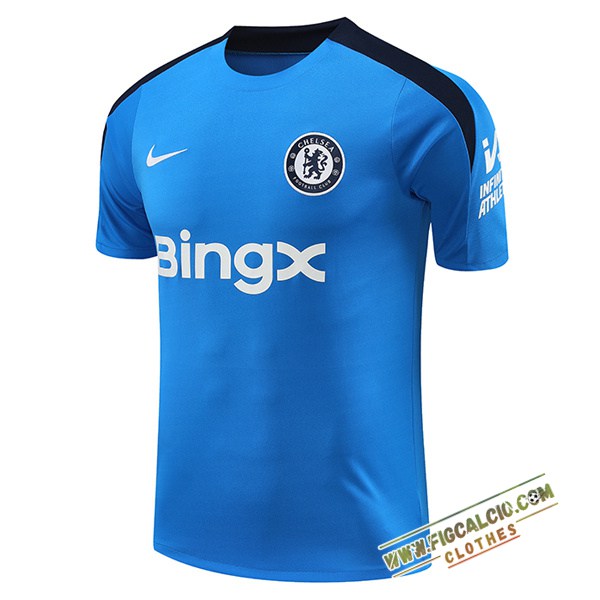 T Shirt Allenamento FC Chelsea Blu 2024/2025 -02