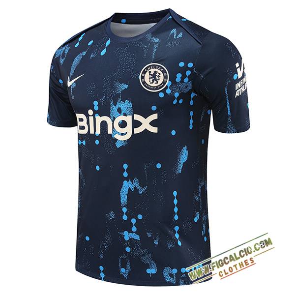 T Shirt Allenamento FC Chelsea Blu Scuro 2024/2025