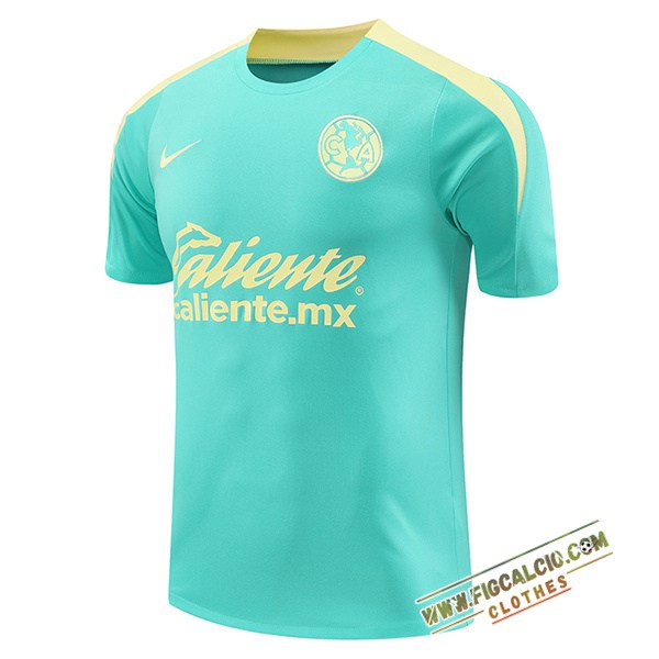 T Shirt Allenamento Club America Verde/Giallo 2024/2025