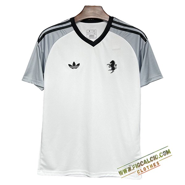 T Shirt Allenamento Juventus Bianco/Nero/Grigio 2024/2025