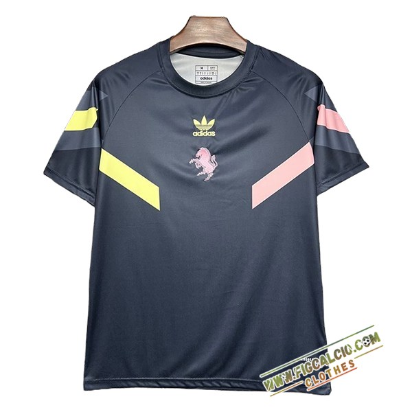 T Shirt Allenamento Juventus Nero/Rosa/Giallo 2024/2025