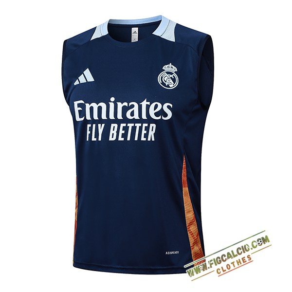 Canotta Allenamento Real Madrid Blu Reale 2025/2026
