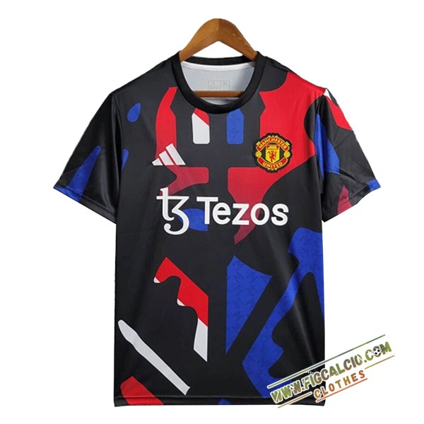 T Shirt Allenamento Manchester United Bianco/Rosso/Nero 2025/2026
