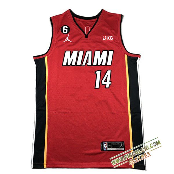 Maglia Miami Heat (HERRO #14) 2024/25 Rosso/Nero