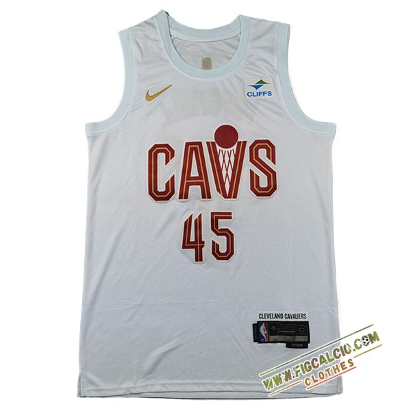 Maglia Cleveland Cavaliers (MITCHELL #45) 2024/25 Bianco/Rosso