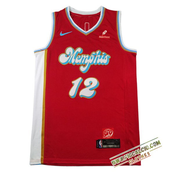 Maglia Memphis Grizzlies (MORANT #12) 2024/25 Rosso/Blu