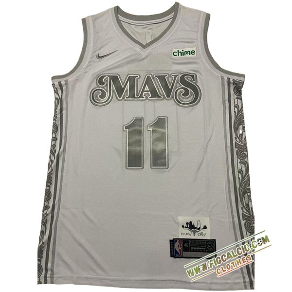 Maglia Dallas Mavericks (IRVING #11) 2024/25 Bianco/Grigio