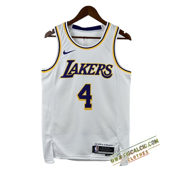 Maglia Los Angeles Lakers (KNECHT #4) 2024/25 Bianco/viola/Giallo