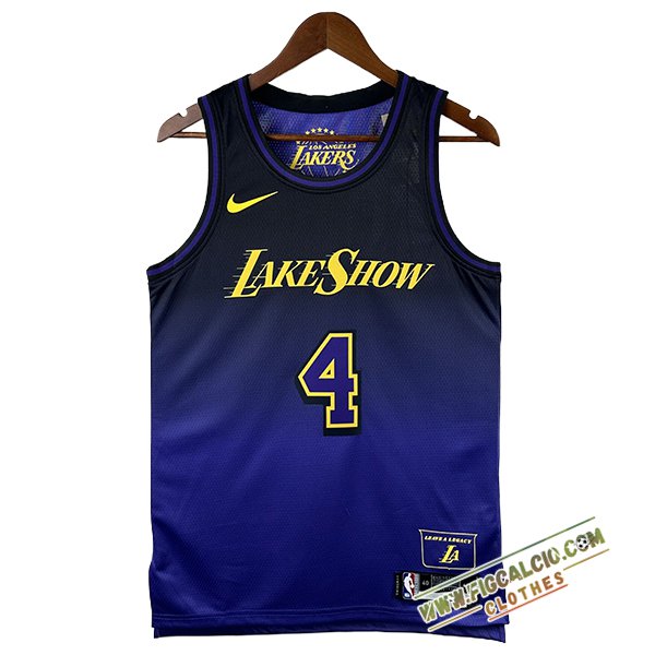 Maglia Los Angeles Lakers (KNECHT #4) 2024/25 viola/Nero