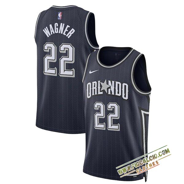 Maglia Orlando Magic (WAGNER #22) 2024/25 Nero/Grigio