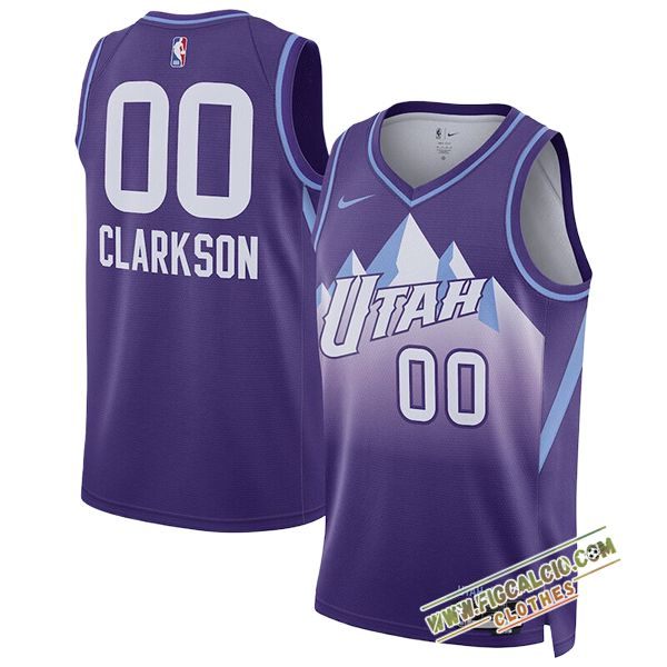Maglia Utah Jazz (CLARKSON #00) 2024/25 viola