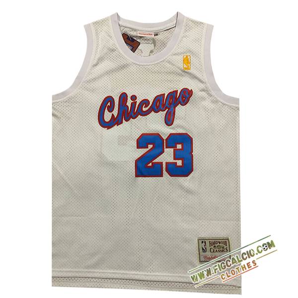 Maglia Chicago Bulls (JORDAN #23) 2024/25 Bianco/Blu