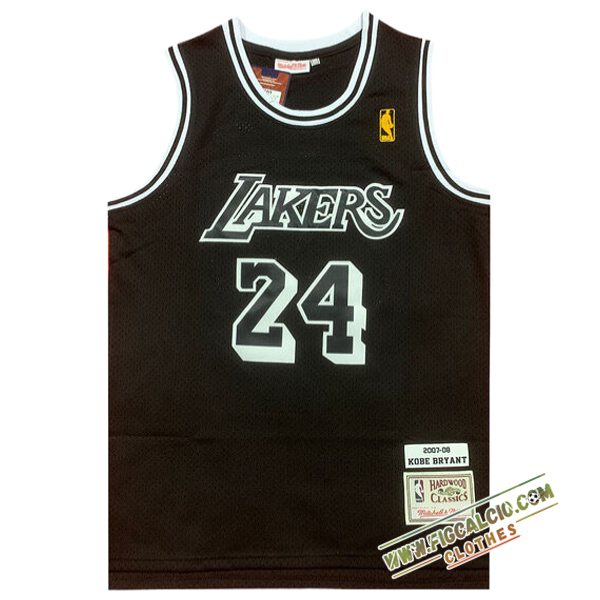Maglia Los Angeles Lakers (BRYANT #24) 2024/25 Nero/Bianco