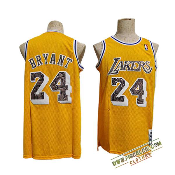 Maglia Los Angeles Lakers (BRYANT #24) 2024/25 Giallo -02