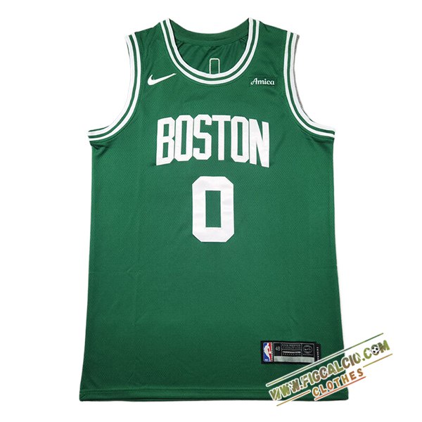 Maglia Boston Celtics (TATUM #0) 2024/25 Verde