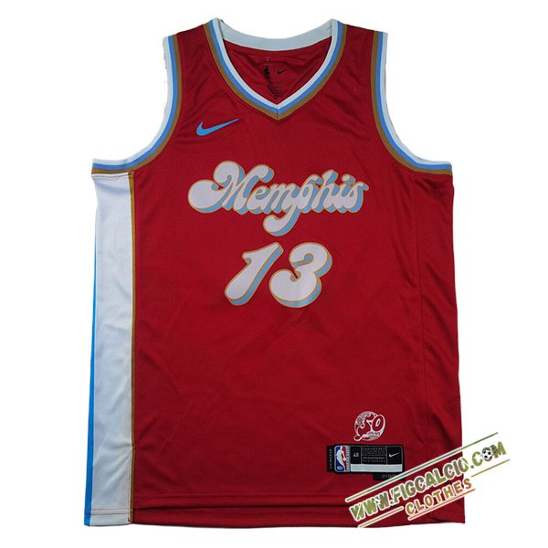 Maglia Memphis Grizzlies (JACKSON JR. #13) 2025/26 Rosso/Blu
