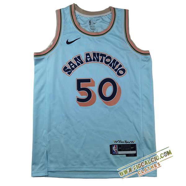 Maglia San Antonio Spurs (ROBINSON #50) 2025/26 Blu/Arancia