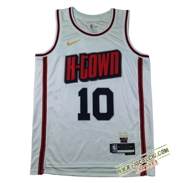 Maglia Houston Rockets (SMITH JR. #10) 2025/26 Bianco/Rosso/Nero