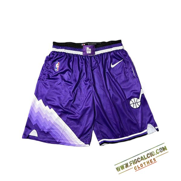 Pantaloncini NBA Utah Jazz 2024/25 viola/Bianco