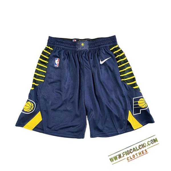 Pantaloncini NBA Indiana Pacers 2024/25 Blu/Giallo