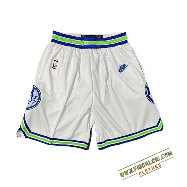 Pantaloncini NBA Minnesota Timberwolves 2024/25 Bianco/Verde