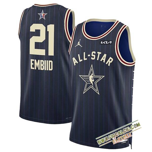 Maglia American All-Star (EMBIID #21) 2024/25 Blu/Giallo