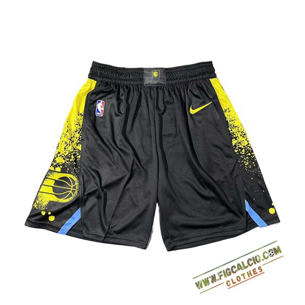 Pantaloncini NBA Indiana Pacers 2024/25 Nero/Giallo