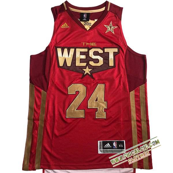 Maglia American All-Star (BRYANT #24) 2024/25 Rosso/Giallo