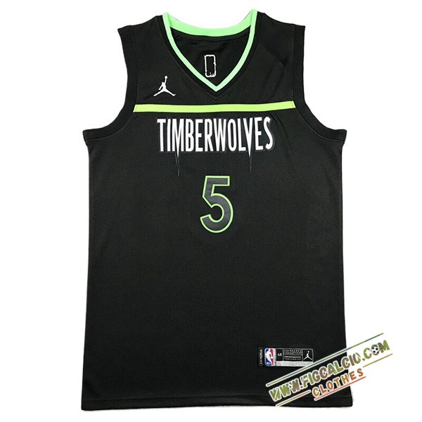 Maglia Minnesota Timberwolves (EDWARDS #5) 2024/25 Nero/Verde