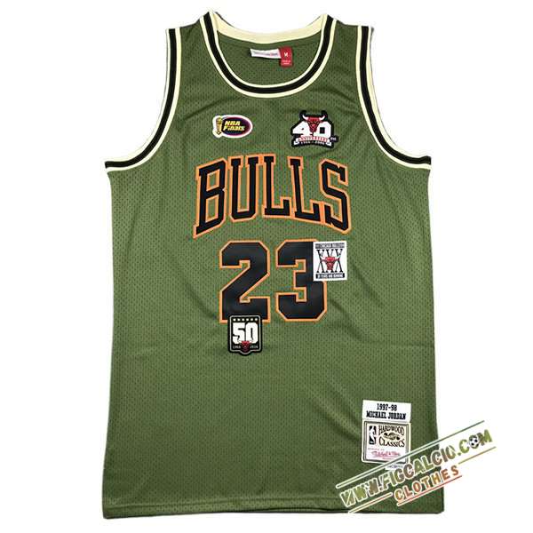 Maglia Chicago Bulls (JORDAN #23) 2024/25 Verde