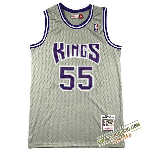 Maglia Sacramento Kings (WILLIAMS #55) 2024/25 Grigio/viola