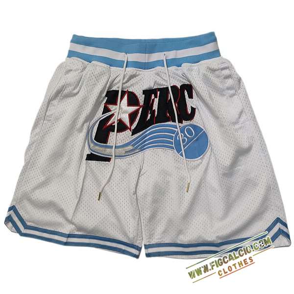 Pantaloncini NBA Philadelphia 76ers 2024/25 Bianco/Blu
