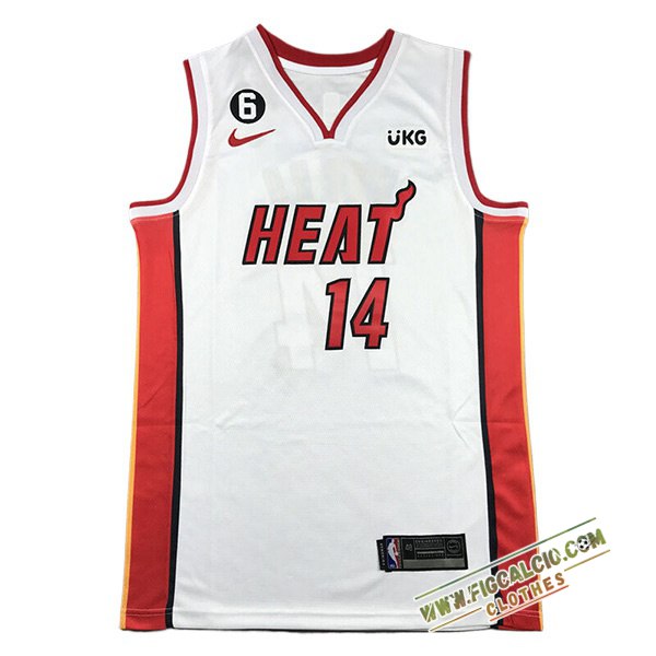 Maglia Miami Heat (HERRO #14) 2024/25 Bianco/Rosso