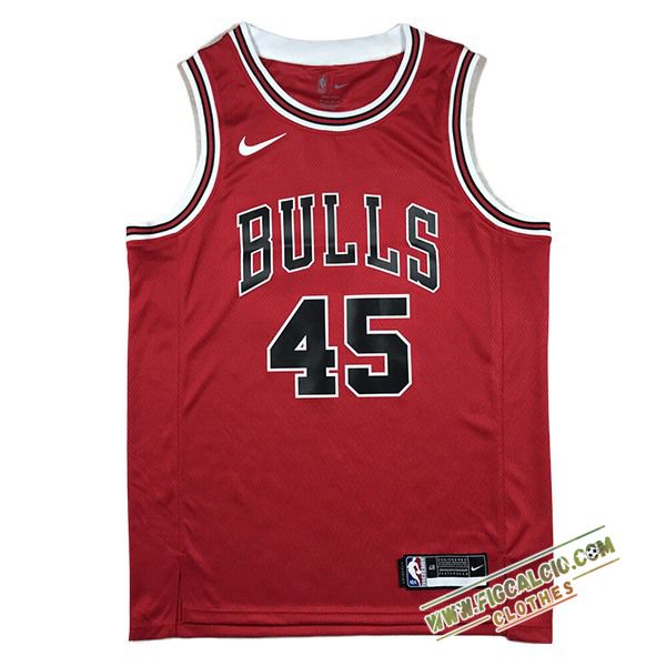 Maglia Chicago Bulls (JORDAN #45) 2024/25 Rosso/Nero