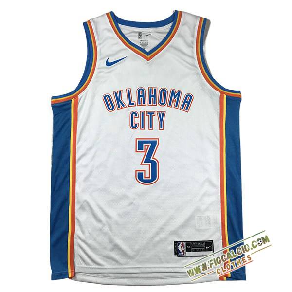 Maglia Oklahoma City Thunder (GIDDEY #3) 2024/25 Bianco/Blu