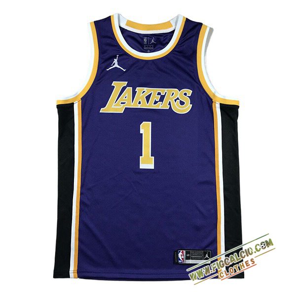 Maglia Los Angeles Lakers (RUSSELL #1) 2024/25 viola/Nero/Giallo