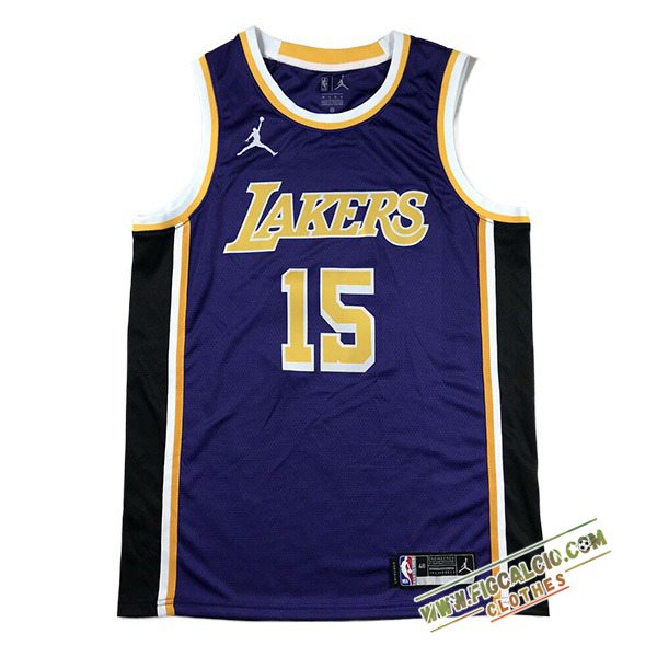 Maglia Los Angeles Lakers (REAVES #15) 2024/25 viola/Nero/Giallo